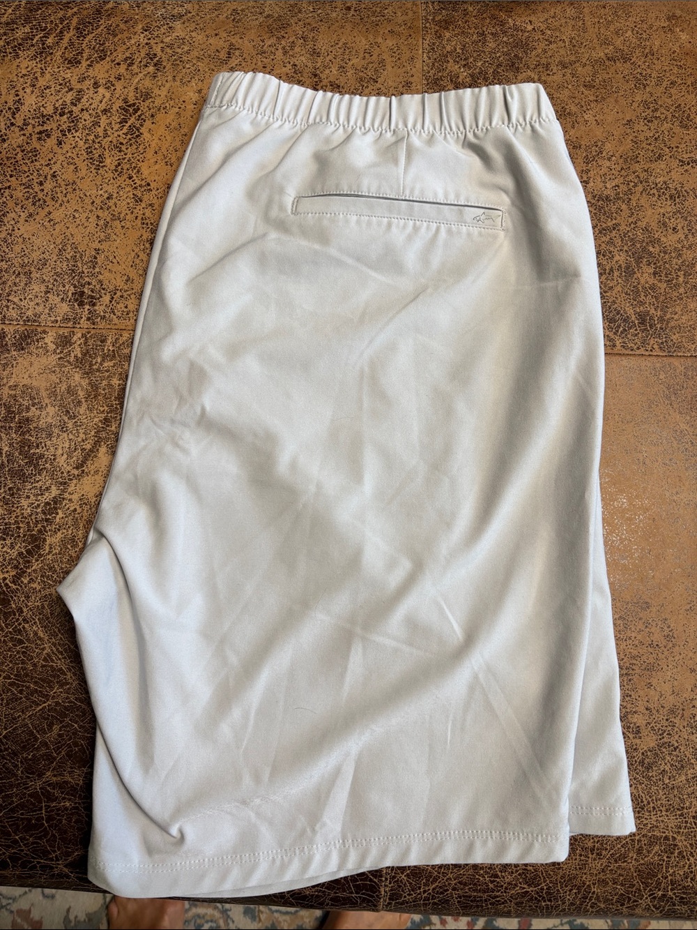 Greg Norman Collection White Athletic Shorts